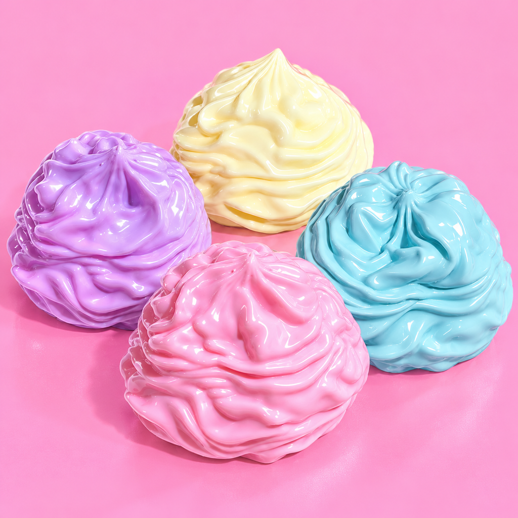 Mouldable Whipped Cream Squishy