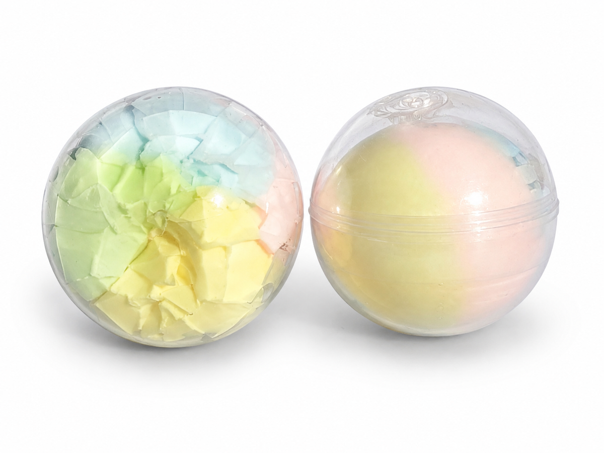 Cotton Candy Wax Cracking Ball