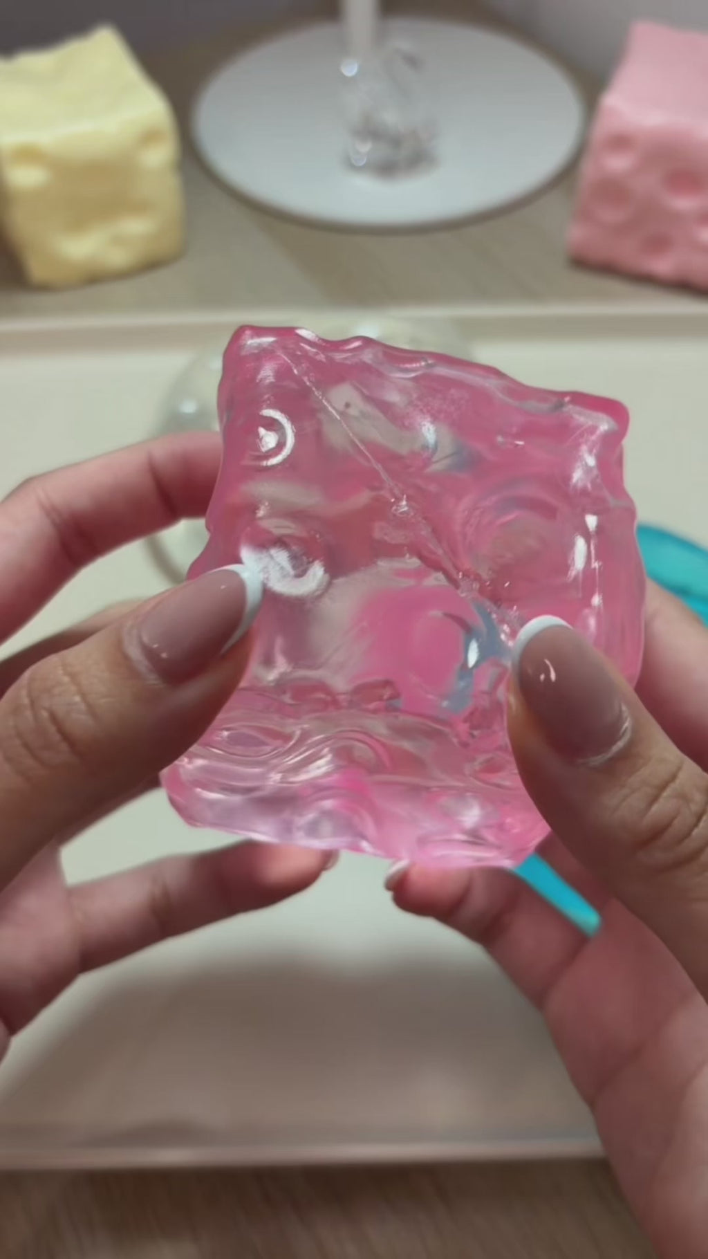Mouldable Crystal Cheese Squishy