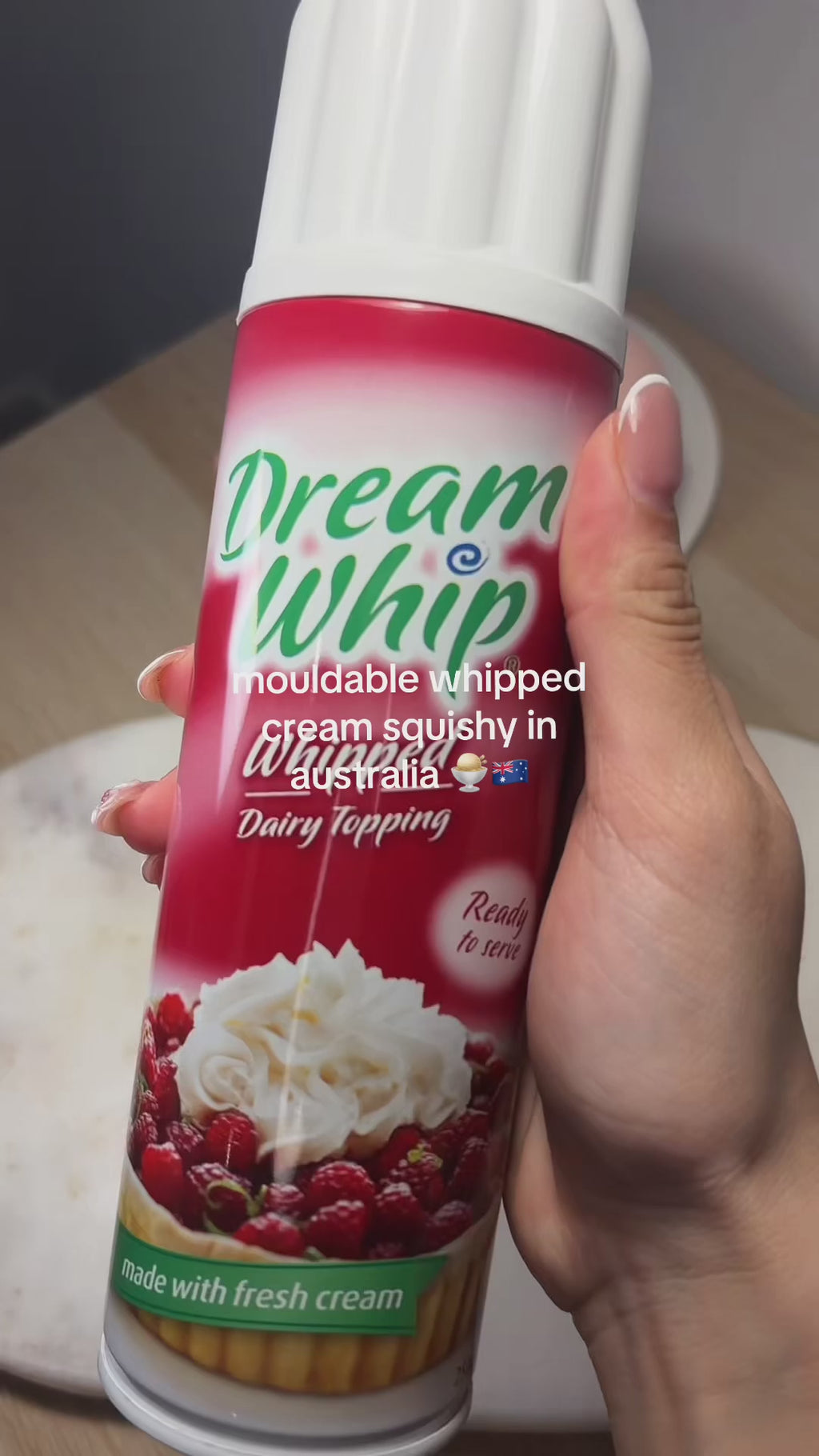 Mouldable Whipped Cream Squishy