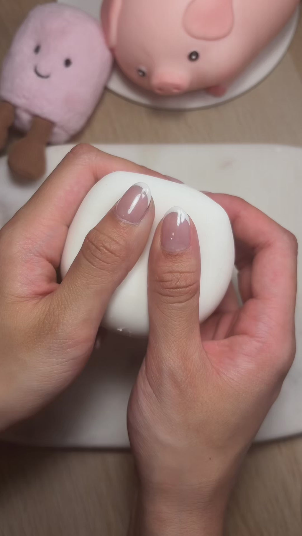 Cream Marshmallow Puff Squishy